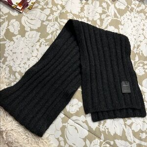 Express Dark Ribbed Scarf